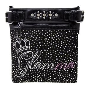 Glamma Design Rhinestone Bling Crossbody Sling